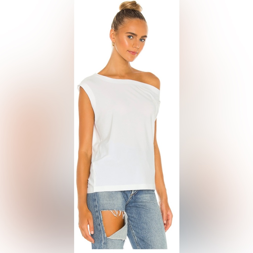 Norma Kamali Drop Shoulder Top
